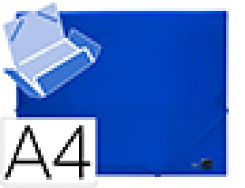 Pasta de elasticos polipropileno liderpapel din a4 azul , Liderpapel , 19994 , 4710581349622